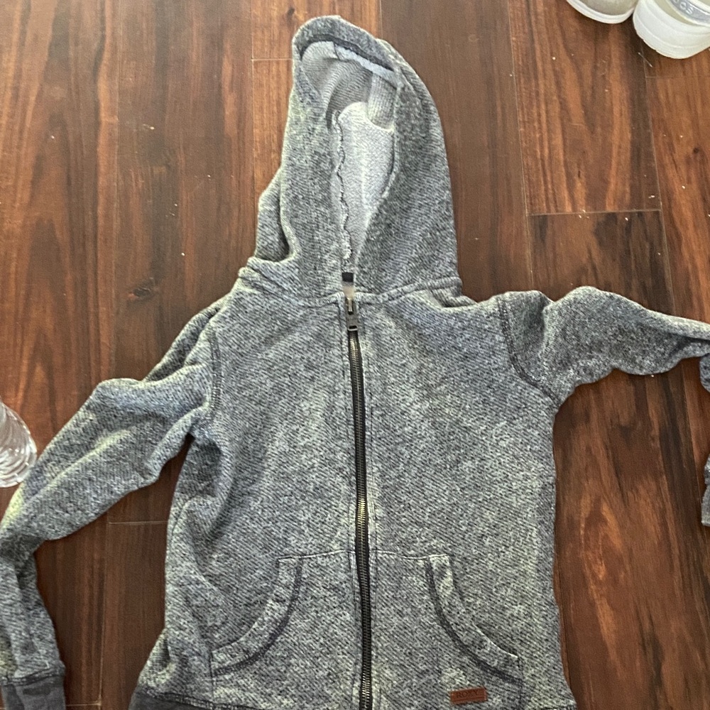 Roxy Heather Gray Kids Hoodie